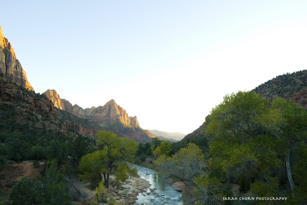 Sunset in Zion